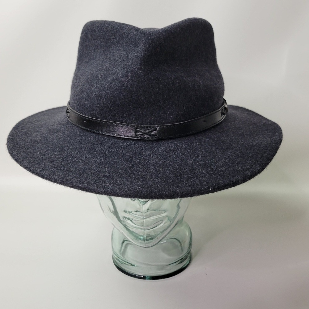 Pendleton Charcoal Grey Wool Fedora Explorer Hat … - image 6